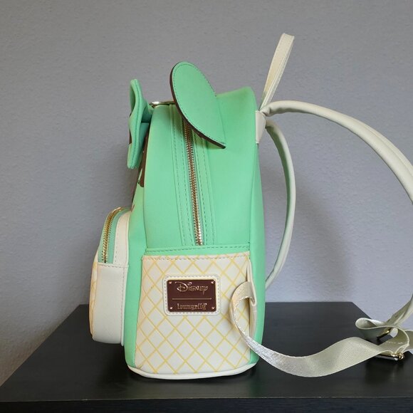 Loungefly Disney Minnie Mouse Mint Chocolate Sundae Mini Backpack - Picture 2 of 5